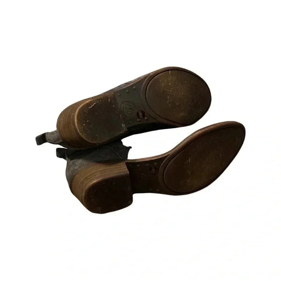 Lucky Brand LK Benniee Storm Suede Booties Size 6.5 - Picture 5 of 6